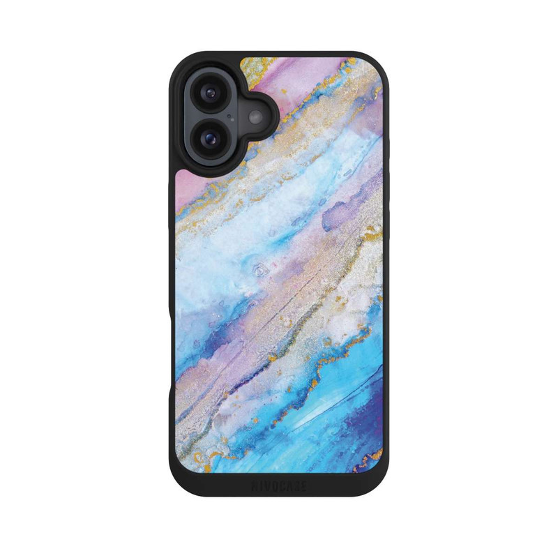 iPhone 16 Plus NIVOpure Encre Bleue dans l'Eau