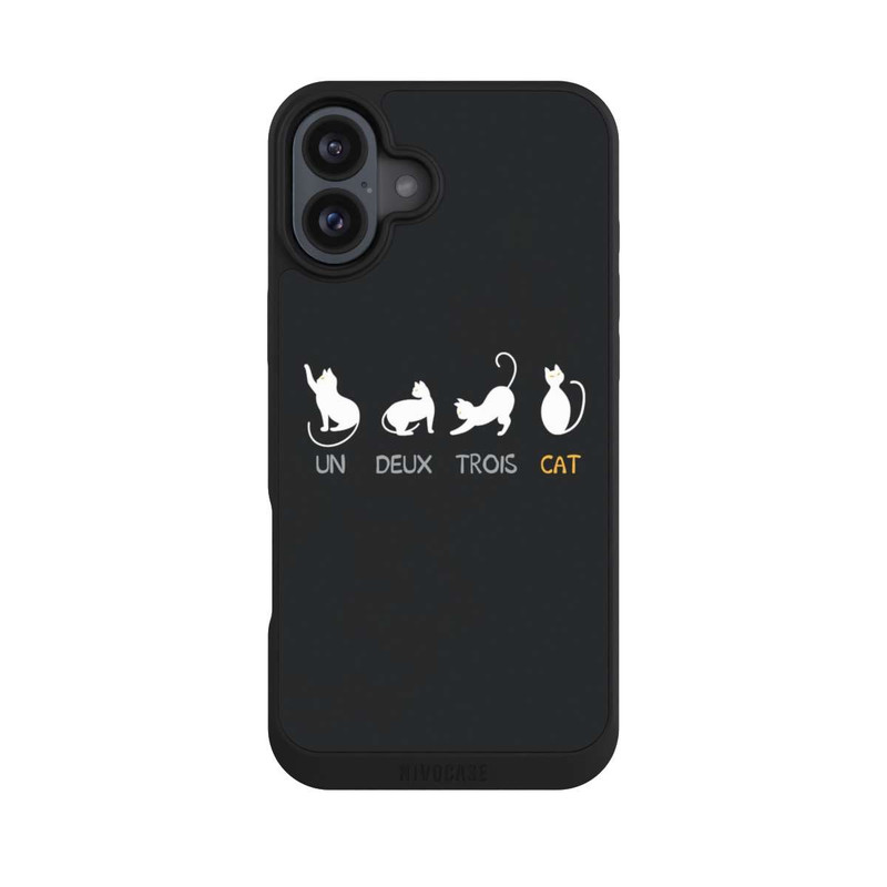 iPhone 16 Plus NIVOpure Un Deux Trois Cat