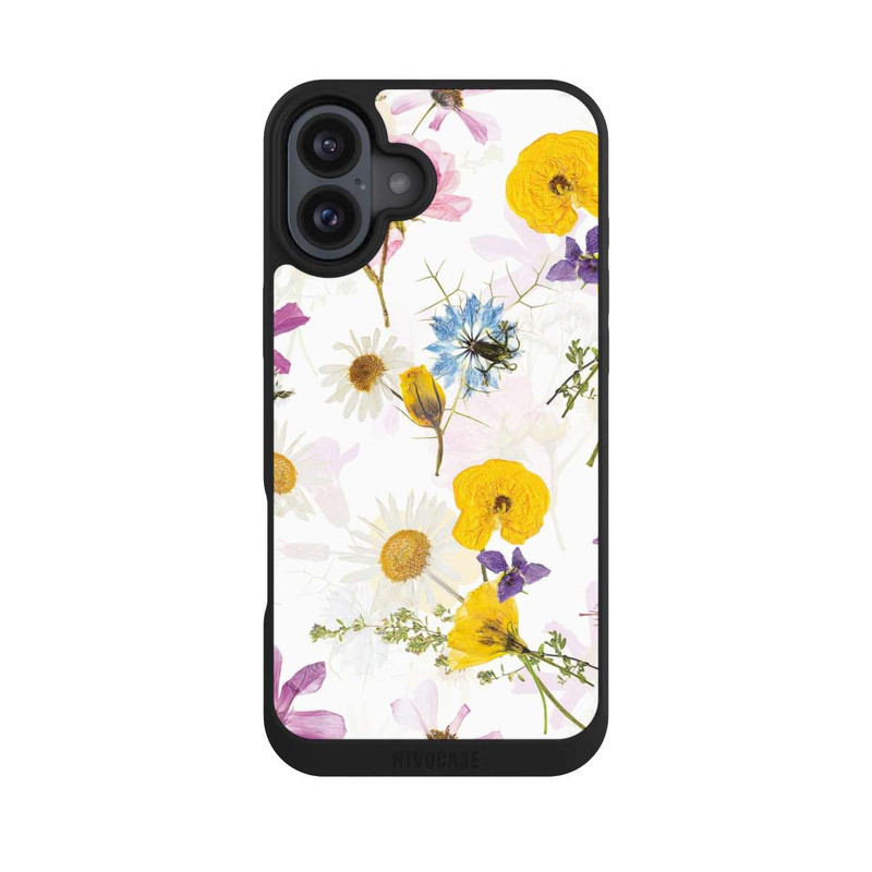 iPhone 16 Plus NIVOpure Wildblumen Wandtapete