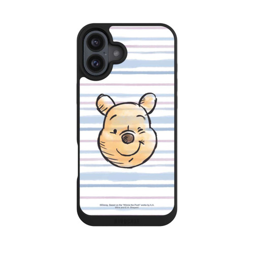 Apple iPhone 16 Plus NIVOpure Winnie Puuh auf Streifen