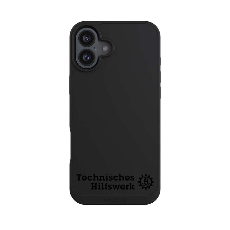 iPhone 16 Plus NIVOpure Technisches Hilfswerk Logo