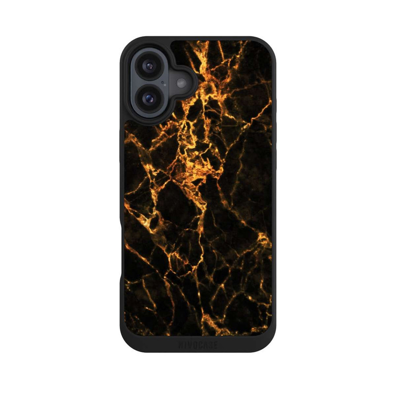 iPhone 16 Plus NIVOpure Goldener Marmor