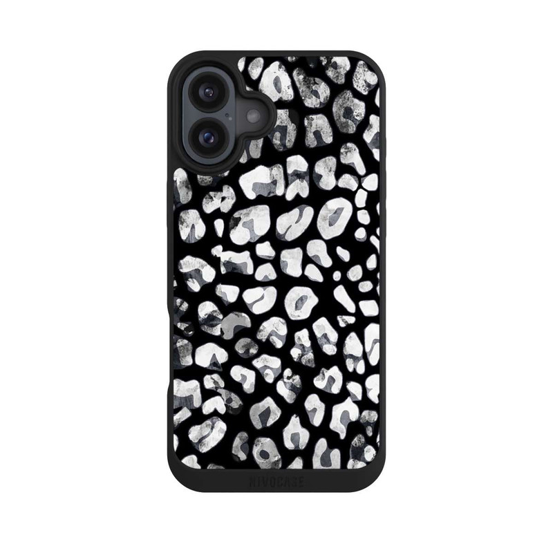 iPhone 16 Plus NIVOpure Monochrome leopard spots