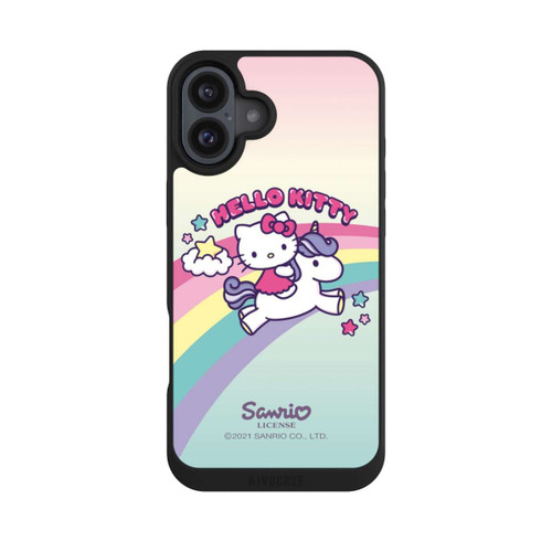 Apple iPhone 16 Plus NIVOpure Hello Kitty Regenbogen 