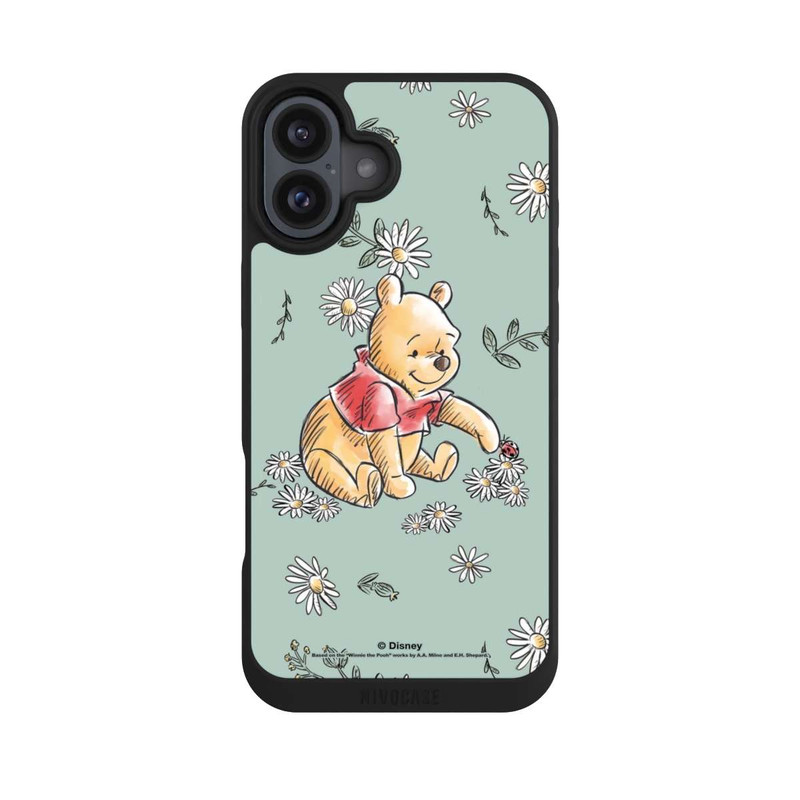 iPhone 16 Plus NIVOpure Winnie Puuh Gänseblümchen und Käfer Liebe