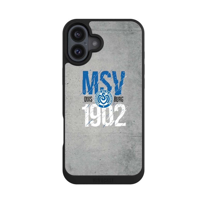 iPhone 16 Plus NIVOpure Logo Grunge MSV