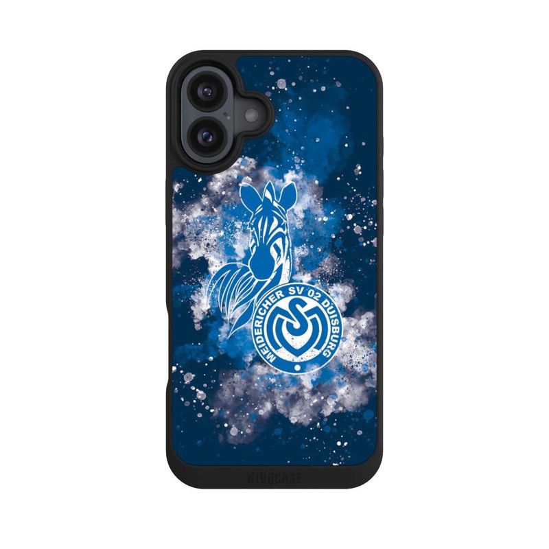 iPhone 16 Plus NIVOpure Aquarell Zebra MSV