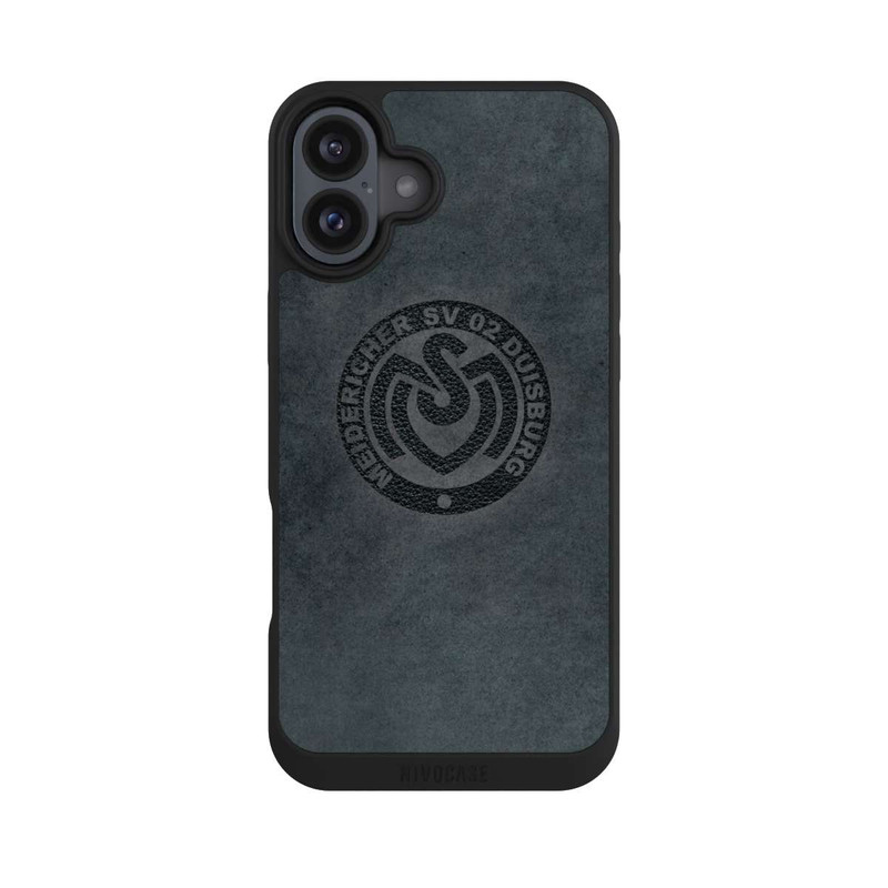 iPhone 16 Plus NIVOpure Leder und Beton MSV