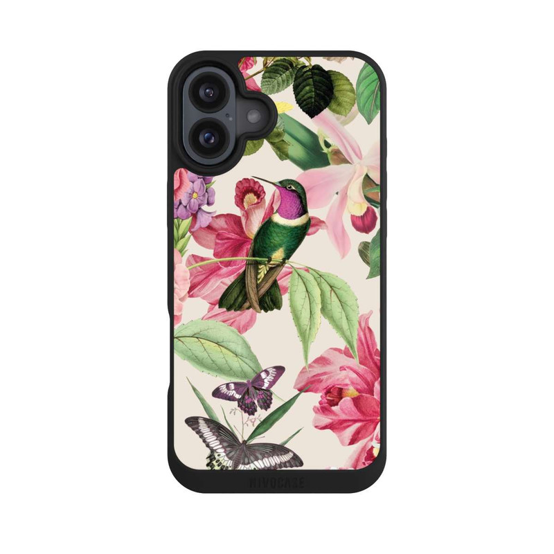iPhone 16 Plus NIVOpure Kolibris und Rosen