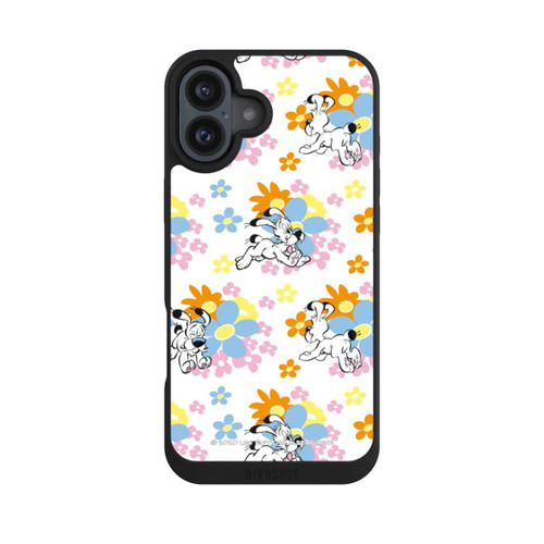 Apple iPhone 16 Plus NIVOpure Idéfix sur fleurs colorées