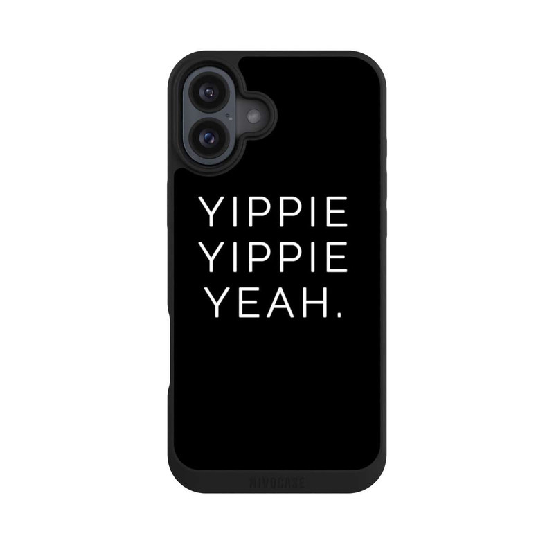 iPhone 16 Plus NIVOpure Yippie Yippie Yeah Black