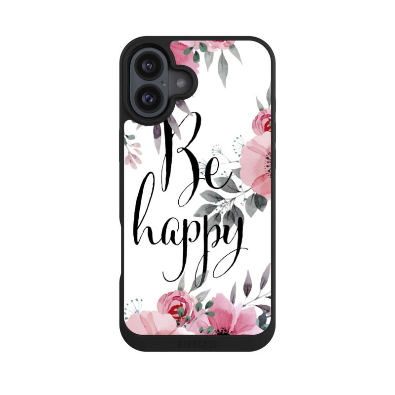 iPhone 16 Plus NIVOpure Be Happy Blumen