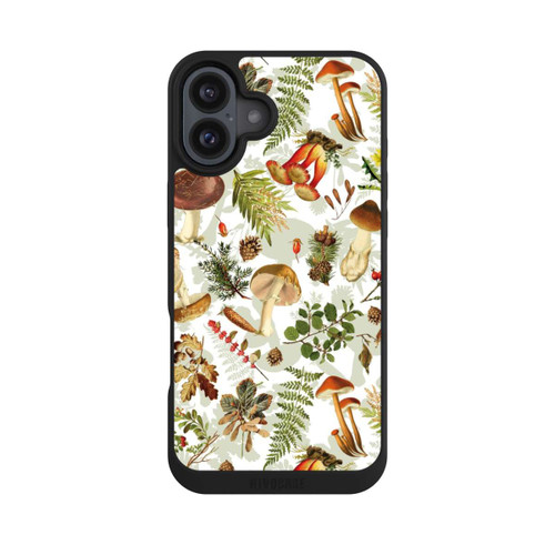 Apple iPhone 16 Plus NIVOpure Pilzmuster Weiß