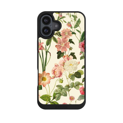 Apple iPhone 16 Plus NIVOpure Fleurs sauvages sur jaune clair
