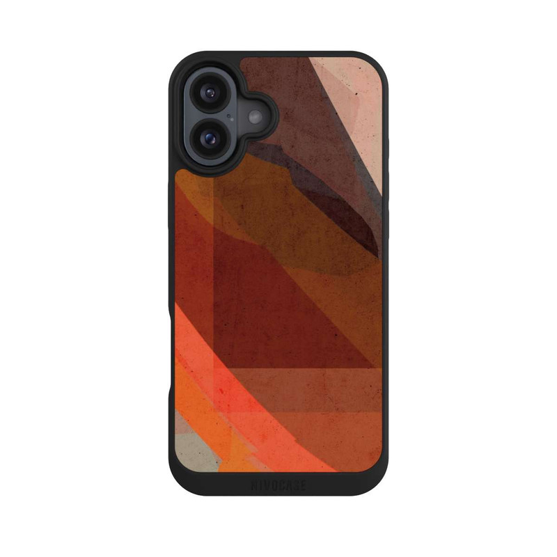 iPhone 16 Plus NIVOpure Vague rouge rouille