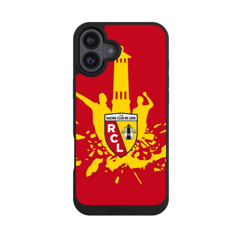 Apple iPhone 16 Plus NIVOpure RC Lens Tour jaune sur rouge