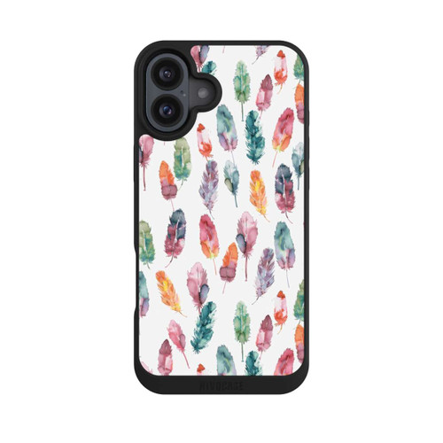 Apple iPhone 16 Plus NIVOpure Boho Watercolor Feathers
