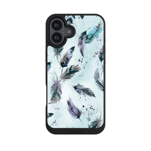 Apple iPhone 16 Plus NIVOpure Magische Federn Sanftes Blau