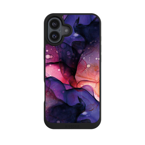Apple iPhone 16 Plus NIVOpure Flüssige Kunst Lila-Pink