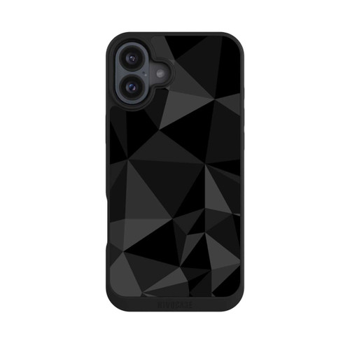 Apple iPhone 16 Plus NIVOpure Polygonmuster schwarz