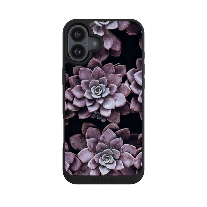 iPhone 16 Plus NIVOpure Sukkulenten Violett