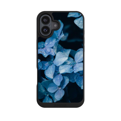 Apple iPhone 16 Plus NIVOpure Fleurs bleues 2