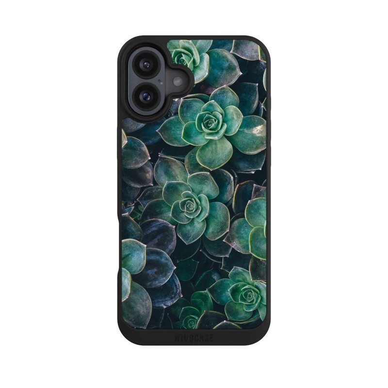iPhone 16 Plus NIVOpure Lit de Plantes Succulentes