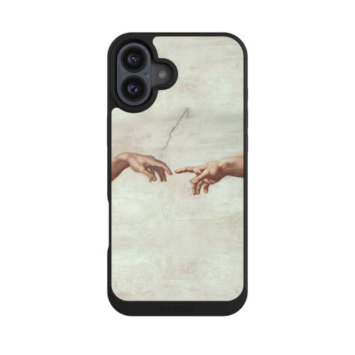 Apple iPhone 16 Plus NIVOpure Hands of God and Adam by Michelangelo Buonarroti