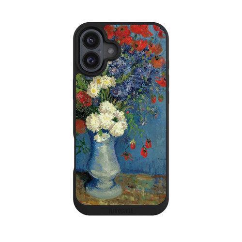 Apple iPhone 16 Plus NIVOpure Still Life Vase with Cornflowers and Poppies by Vincent Van Gogh