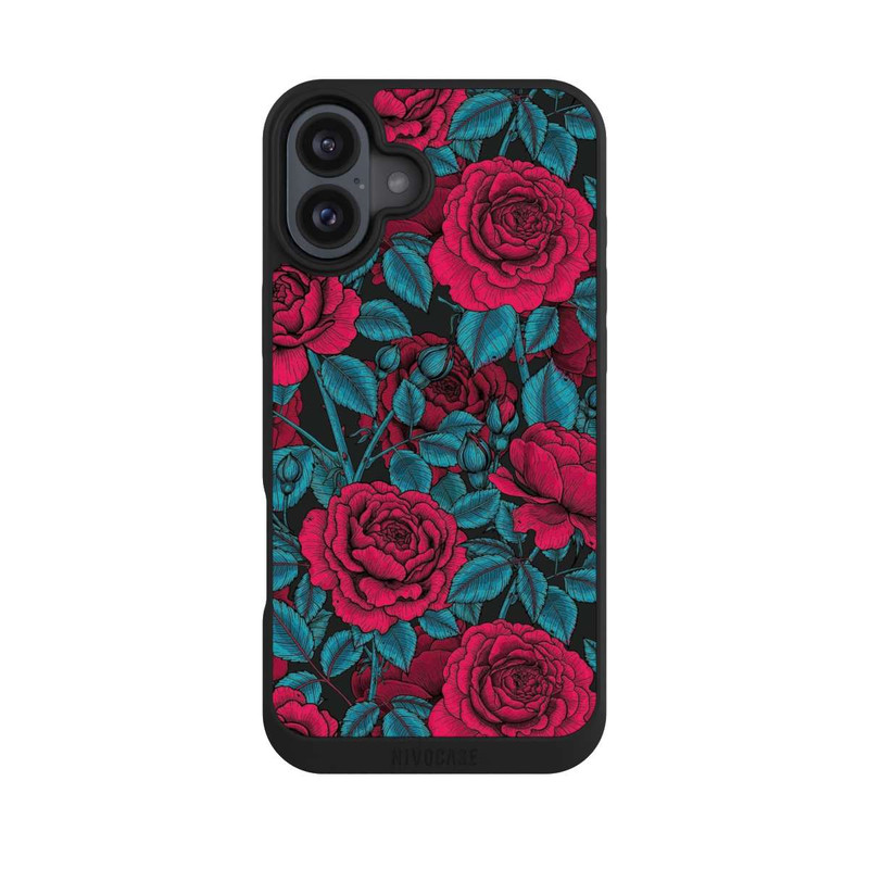 iPhone 16 Plus NIVOpure Roter Rosengarten