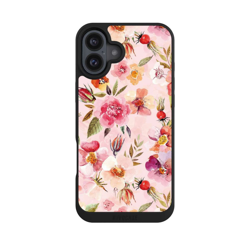 iPhone 16 Plus NIVOpure Papier Peint Rose Musquée Printemps Rose