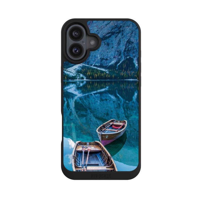 iPhone 16 Plus NIVOpure Nature Lake Boat