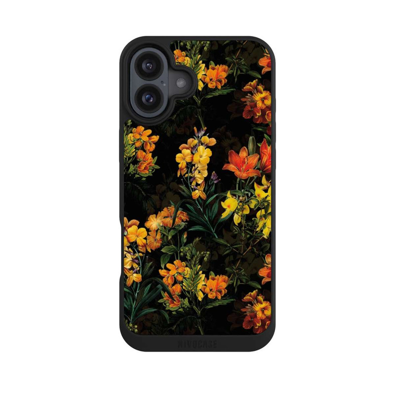 iPhone 16 Plus NIVOpure Fleurs Colorées Jaune
