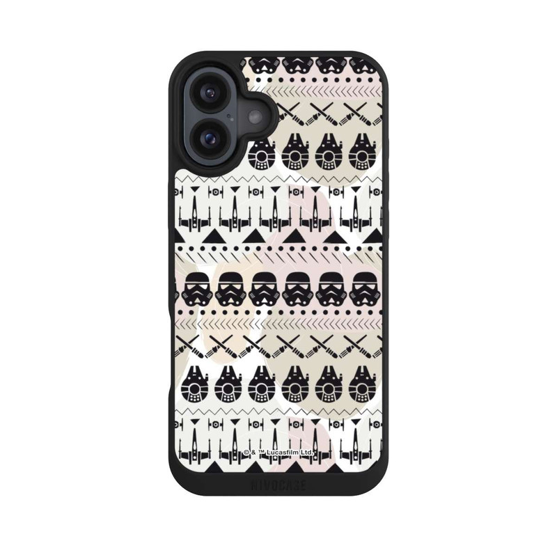 iPhone 16 Plus NIVOpure Motif d'icônes Star Wars