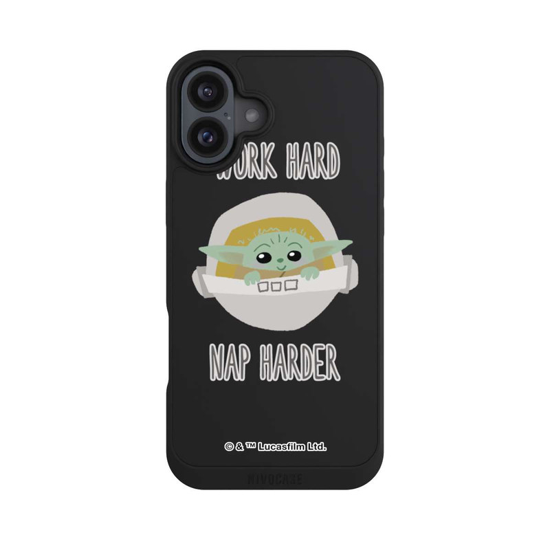 iPhone 16 Plus NIVOpure The Child Work Hard Nap Harder Transparent