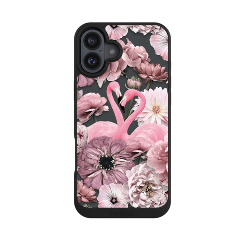 Apple iPhone 16 Plus NIVOpure Flamingos in Flower Pattern