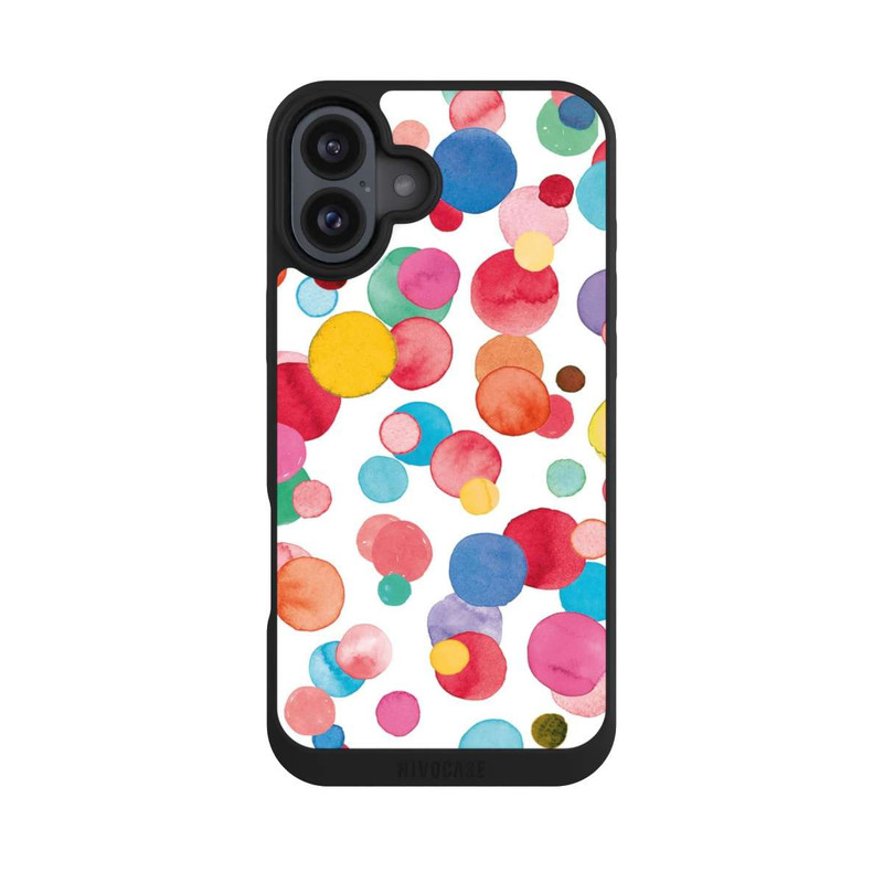 iPhone 16 Plus NIVOpure Sommertupfen Aquarell