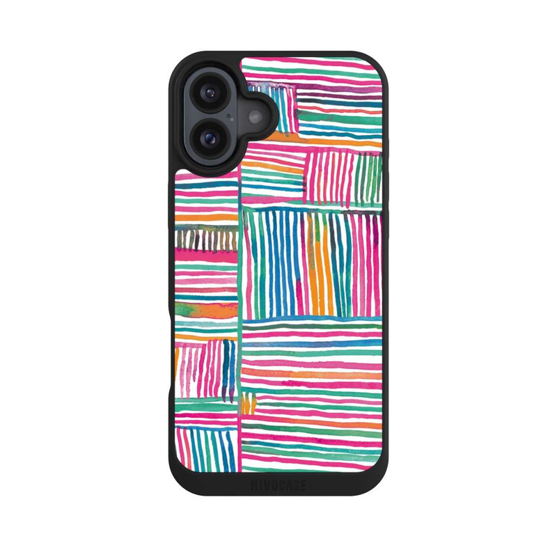 iPhone 16 Plus NIVOpure Aquarelllinien Entspannung