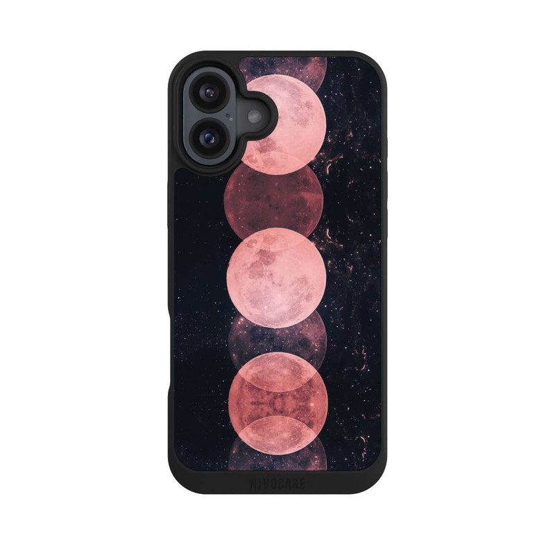 iPhone 16 Plus NIVOpure Rosa Mondphasen