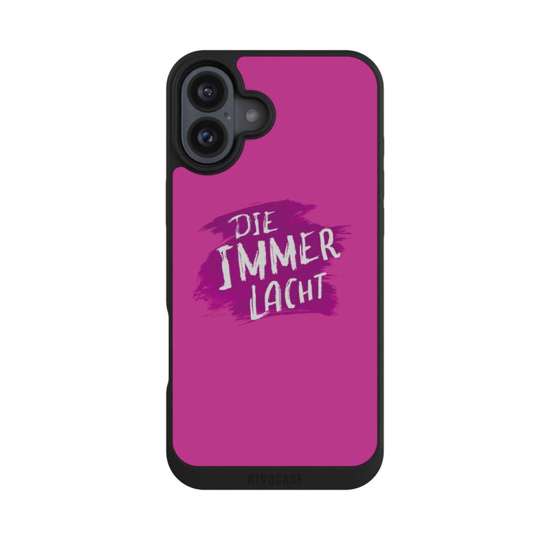 iPhone 16 Plus NIVOpure Die Immer Lacht Pink