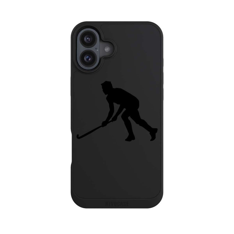iPhone 16 Plus NIVOpure Hockey Player Transparent