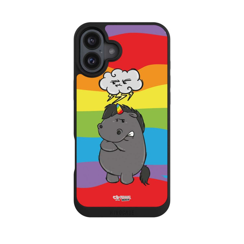 iPhone 16 Plus NIVOpure Regenbogen Grummel