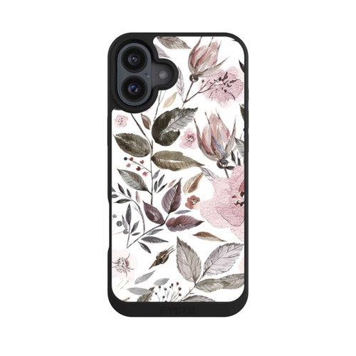 Apple iPhone 16 Plus NIVOpure Aquarell braune Rosenblüten