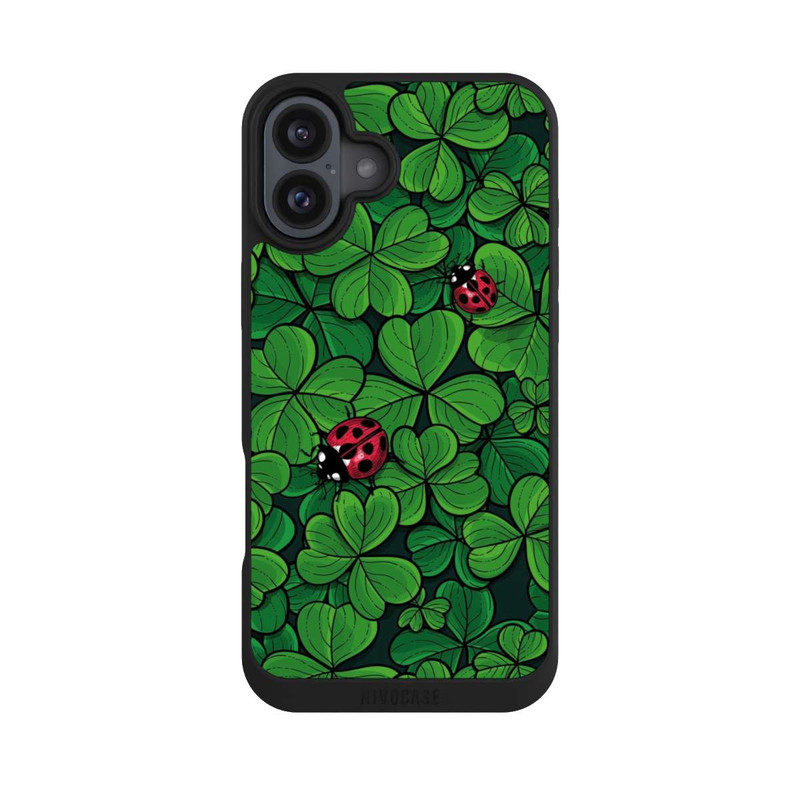 iPhone 16 Plus NIVOpure Finde das Glücksklee