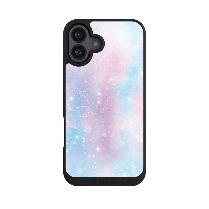 iPhone 16 Plus NIVOpure Galaxie rose-bleue
