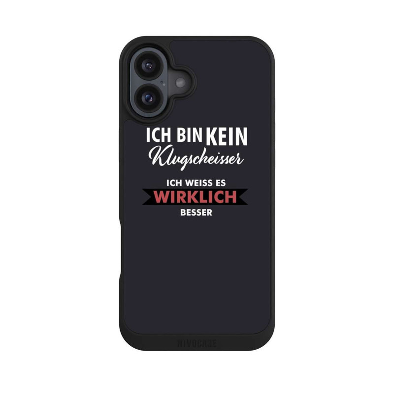 iPhone 16 Plus NIVOpure Ich bin kein Klugscheisser
