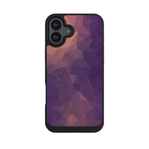 Apple iPhone 16 Plus NIVOpure Polygonal Mosaic Rot/Violett