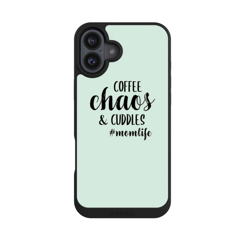 iPhone 16 Plus NIVOpure Coffee Chaos Cuddles Green