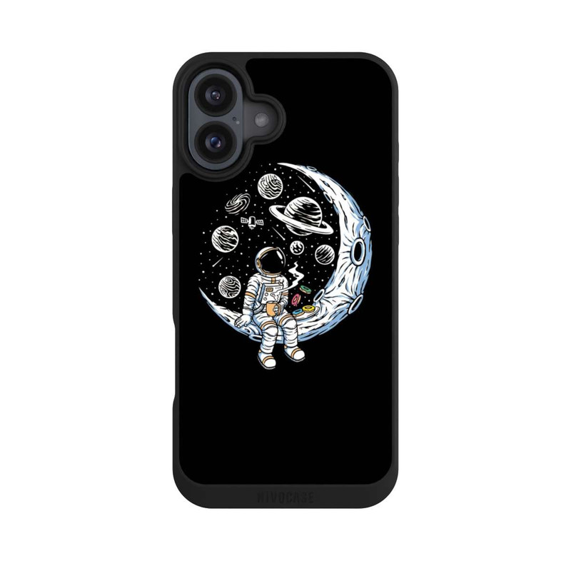 iPhone 16 Plus NIVOpure Astronaut Drinking Coffee
