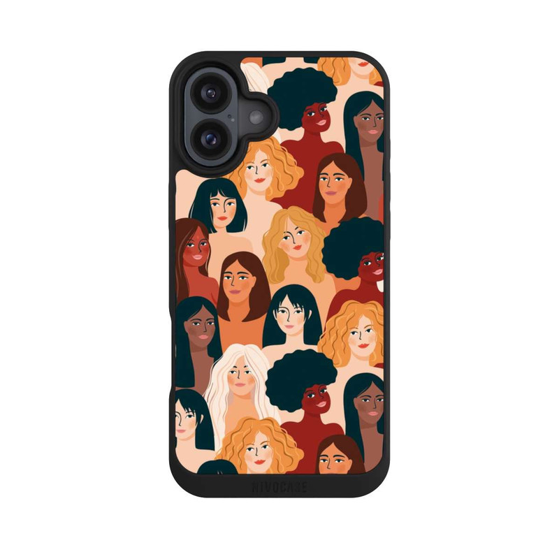 iPhone 16 Plus NIVOpure Women Diversity Pattern